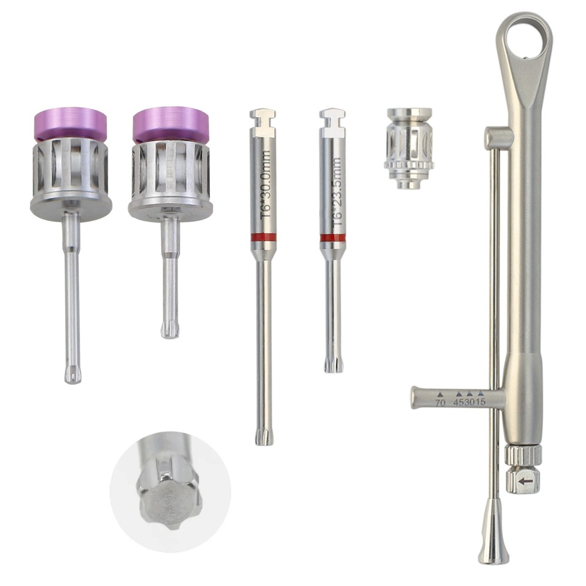 Implant Screwdriver Fits Straumann Driver Latch Manual Torque