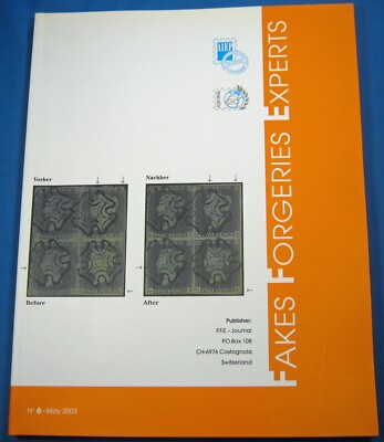 FAKES FORGERIES EXPERTS MAY 2003  FREE  SHIPPING