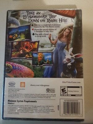 Alice in Wonderland - PC - Video Game - NEW 44702010257| eBay