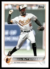2022 Topps Update #US319 Kelvin Gutierrez Baltimore Orioles Baseball Card