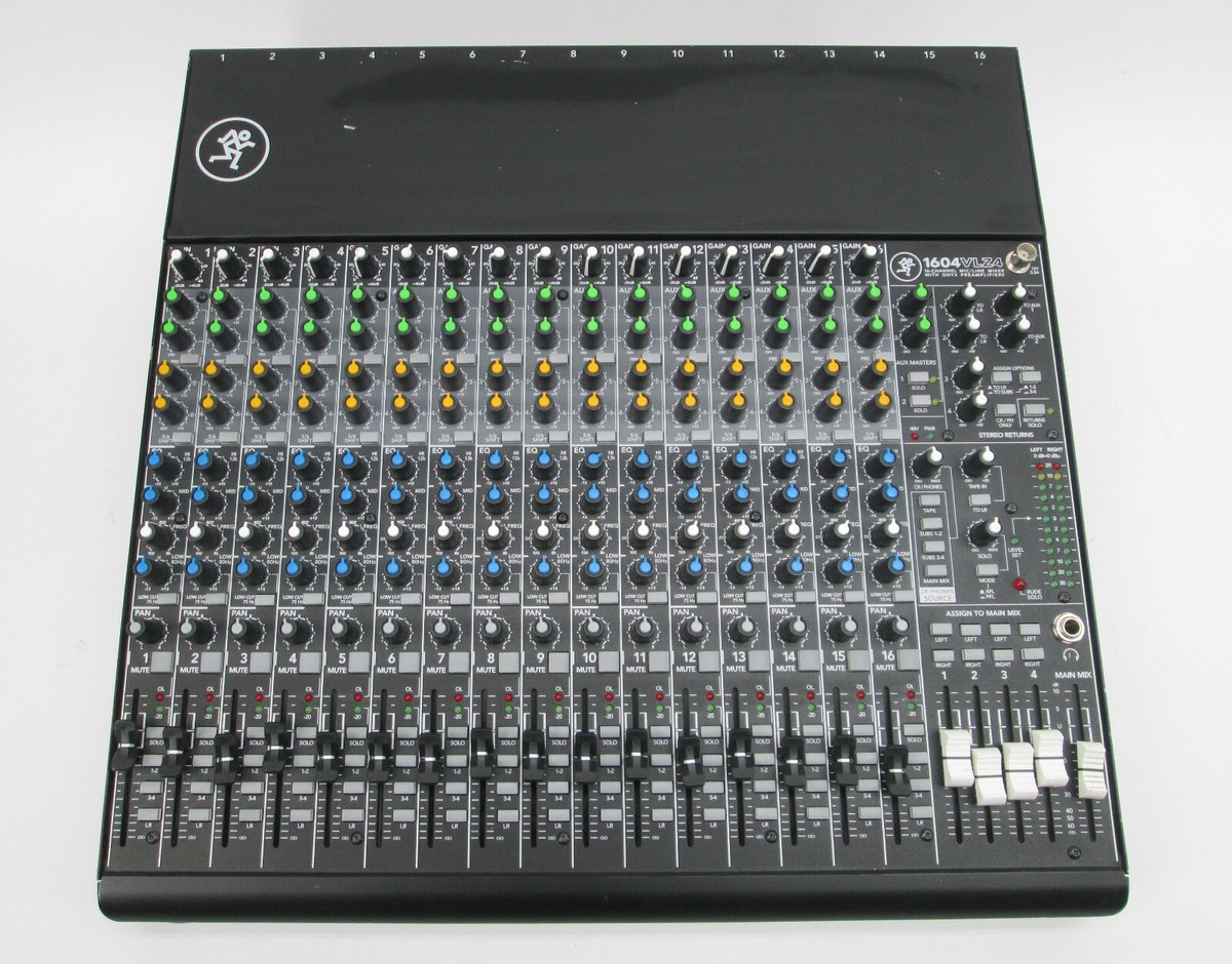 Mackie 1604 VLZ4 16-Ch 4-Bus Mic/Line Mixer w/ ONYX
