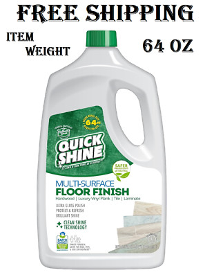 Quick Shine Multi Surface Floor Finish 64oz | Cleaner & Polish use on       
