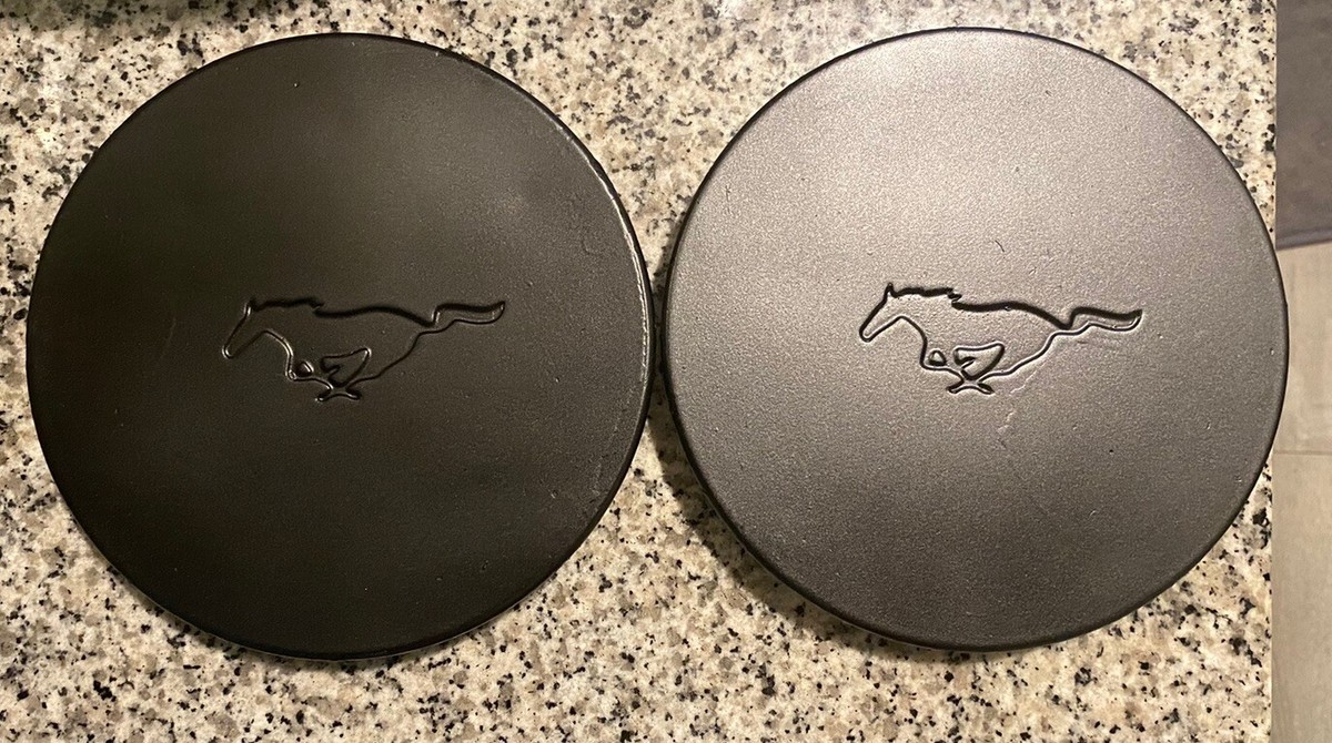 1996-1998 Ford Mustang GT Wheel Center Cap F7ZC-1A096-AA Matte Black (2Caps) 1996-1998 Ford Mustang GT Wheel Center Cap F7ZC-1A096-AA Matte Black (2Caps)