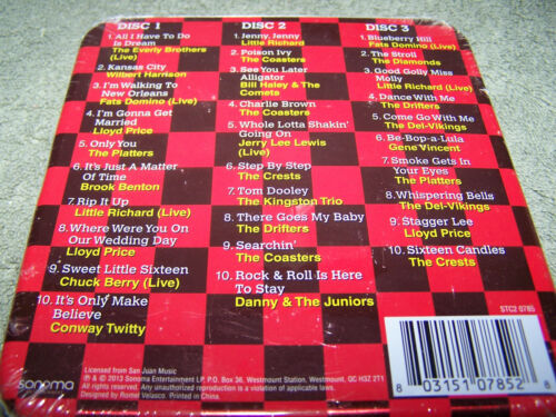 Rock & Roll 50s Collector's Edition Various Artists (CD, Sep-2013, Sonoma) 3 CDs - Imagen 2 de 3