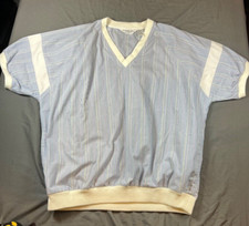 Vintage 90s Christian Dior Monsieur Short Sleeve Windbreaker Multicolor Mens XL