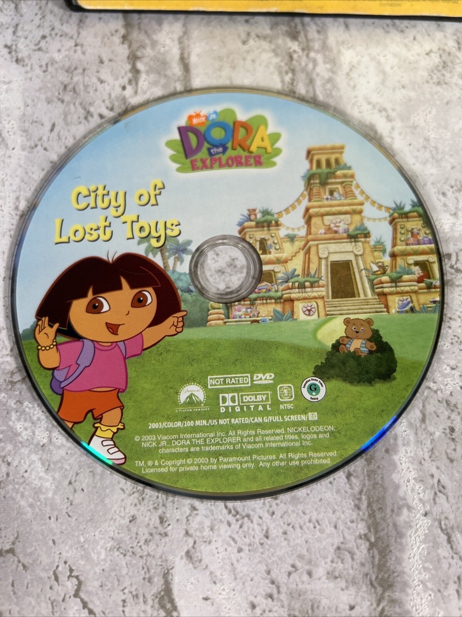 2 Dora The Explorer DVD's Dora Saves The Snow Princess / City Of