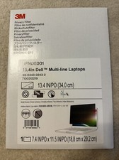 3M BRIGHT SCREEN PRIVACY FILTER FOR DELL MULTI-LINE LAPTOPS 13.4" BPNDE001