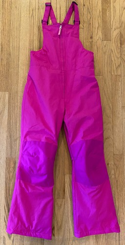 Snow Bibs Ski Winter Pants Sz 14 Pink 