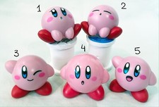 Nintendo Kirby Mini Figure Winking Smiling Sleeping 5 Choices Official Hal 1.5"