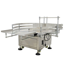 39"Automatic Bottle Accumulation Table Sorting Machine Turning Table Unscrambler