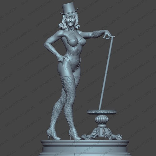 Modellino Bettie Mago Ragazza SexyWoman Resina Modellino Kit 1/24 Non Verniciato Non Assemblato - Foto 6 di 6
