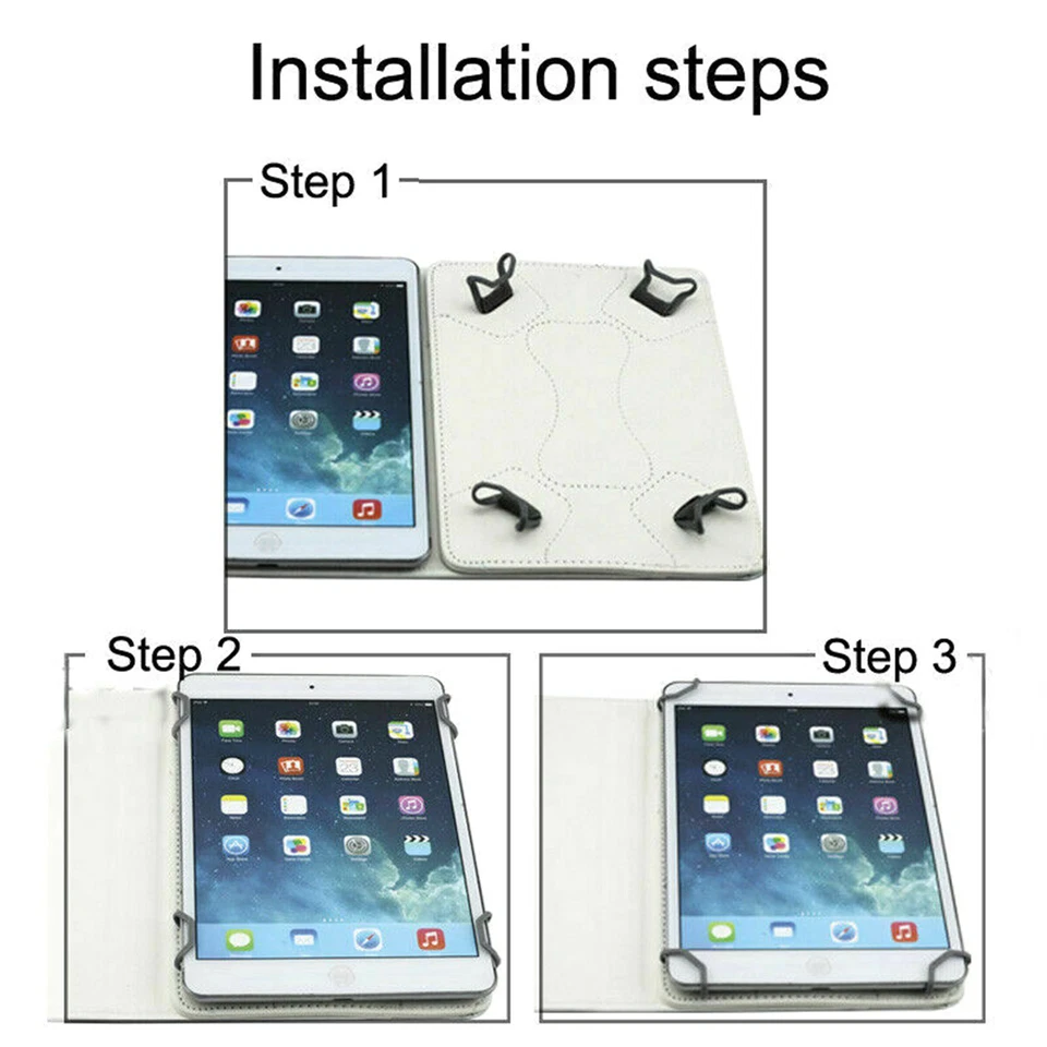 For All Walmart Onn 7" inch Tablet Shockproof New Folding Folio Case Cover - Image 2 of 4