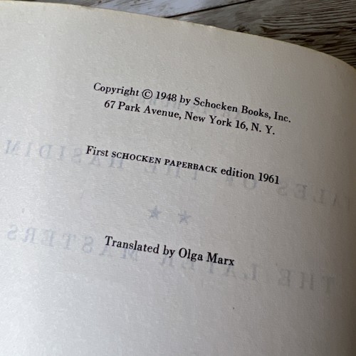 Lot 2 - Martin Buber - Tales of the Hasidim Later Masters & Early Masters 1961 - Foto 10 di 16