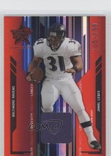 2005 Leaf Rookies & Stars Longevity Ruby Materials 105/199 Jamal Lewis #7 2u3