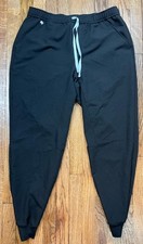 FIGS Tansen Jogger Scrub Pants Men's Sz XL Black Drawstring Medical Uniform