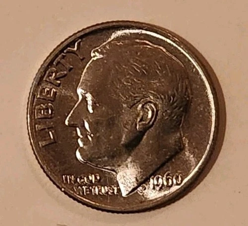 1960 P Roosevelt Dime Uncirculated 90% Silver
