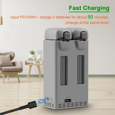 100W Charging Hub for DJI Avata 360 Two Battery Fast Charging Station