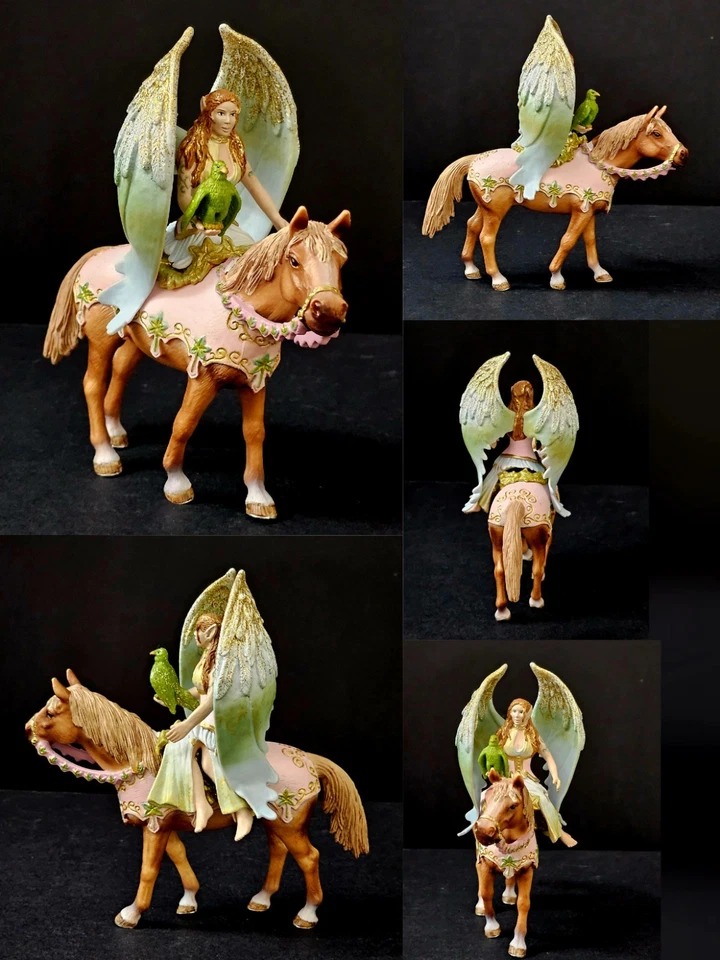 Schleich Bayala Shadow Elf Bilara Nuray Surah Unicorn Horse Sorceress Fairy - Image 3 of 4