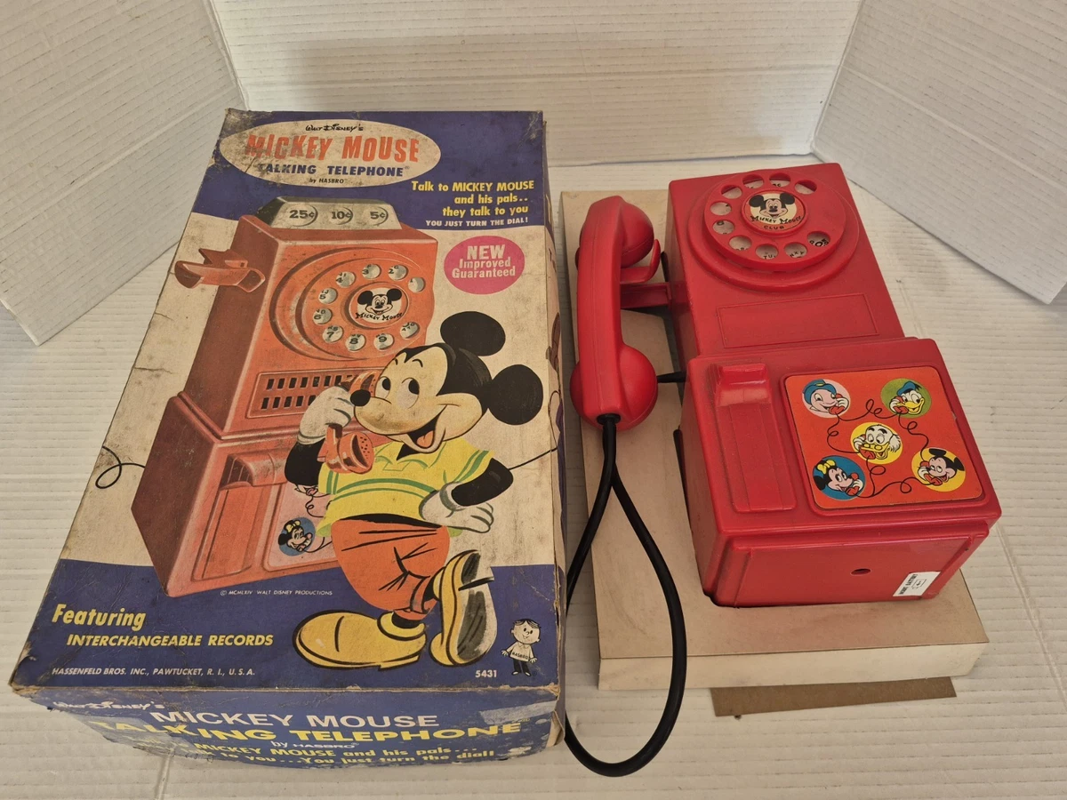 Mickey Talking Phone Indiana Disney Phones (1968-Now) for sale | eBay