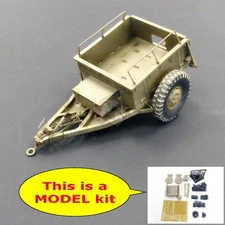 Plus Model 1/35 M10 US Ammo Trailer WWII (to carry 75mm, 105mm & 155mm Ammo) 492