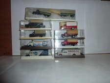 Brekina H0 x 9 various trucks lorries, boxed, 1/87 like Roco Herpa Wiking