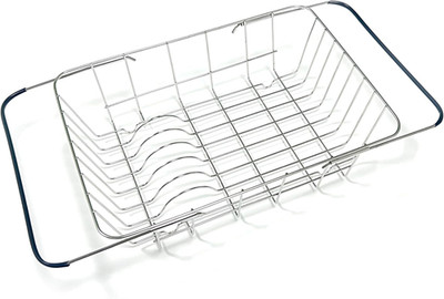 Expandable Dish Drying Rack in Sink or over the Sink - 18/8 Stainless Steel Dish