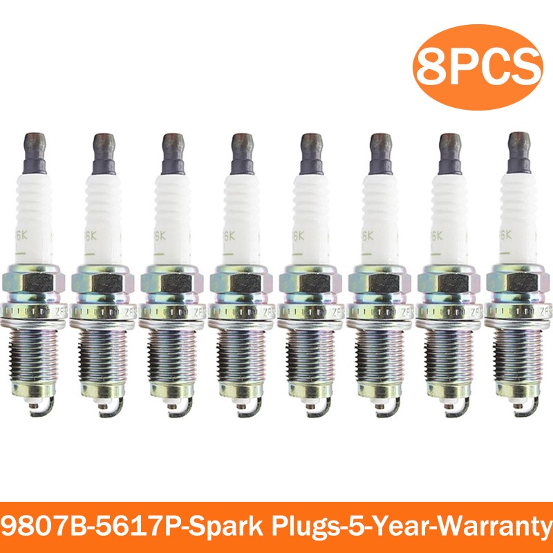 8x 9807B-5617P Spark Plugs ZFR6K-11 94582 For Honda Accord Civic CRV Acura