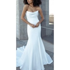 Jenny Yoo Meredith Wedding Gown with Pearl Veil & Custom Sleeves