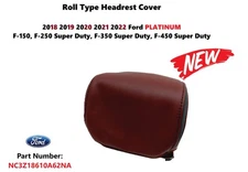 2018-2022 Ford F Super Duty Platinum Roll Type Headrest Cover NC3Z18610A62NA