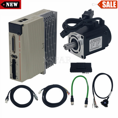 60AST-A1C01330 without Brake 400W 1.3NM AC Servo Motor/Drive for CNC Engravers