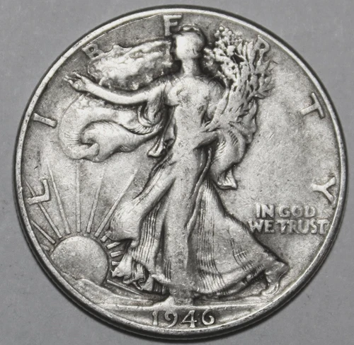 1946-P Walking Liberty Half Dollar - Very Fine - #1104EC