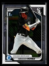 Abraham Nunez 2024 Bowman Chrome Prospect 1st #BCP-56 White Sox Rookie *026