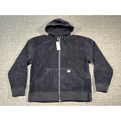 F*cking Awesome FA Corduroy Zip Hoodie Mens Extra Large Navy Skate FA1822-NVY - product listing photo