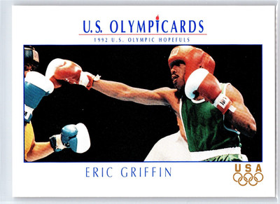 1992 Impel Olympicards ERIC GRIFFIN U.S. Olympic Hopefuls Boxing #25