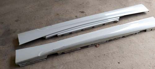 BMW M SPORT E81 E82 E88 SIDE SKIRTS PAIR OS NS DRIVERS PASSENGER ALPINE WHITE - Picture 9 of 9
