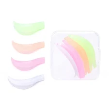 Silicone Eyelash Perm Pad Lashes Lifting Kit Rods Shield With Box 3D