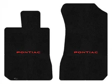 Lloyd Ultimat Front Mats for '77-81 Pontiac Catalina w/Red on Black Pontiac