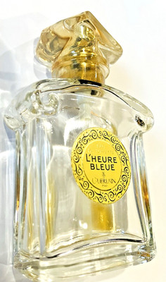 Vintage Guerlain L heure Bleue Eau De Toilette  Empty Bottle    50ml 1.75 oz