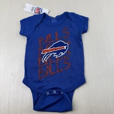 Buffalo Bills Bodysuit 0-3 Mo Outfit NFL NWT Blue Football Outer Stuff