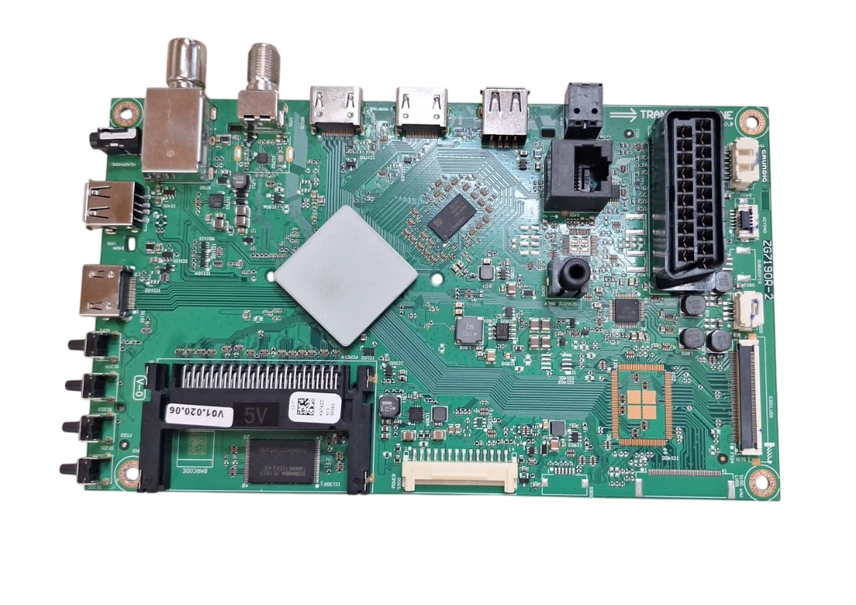 Ricambio Telecomando Universale Per TV Grundig - Sostituzione Per Modelli 32GHB6100, 43GFU7800B, 50GFU7800B - Telecomando Grigio