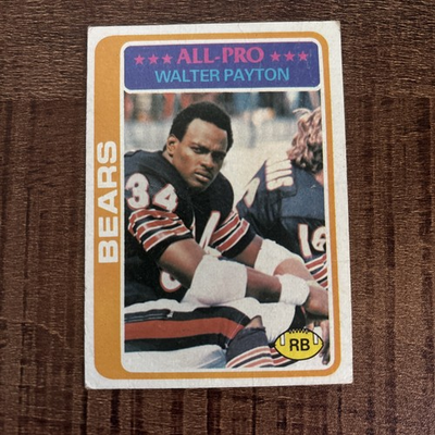 #ad 1978 Topps All Pro Walter Payton #200 $8.00