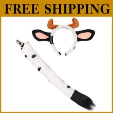 Cosplay Animal Ears and Tail Set for Halloween