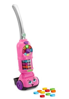 LeapFrog Pick Up and Count Vacuum, Pink 6.6'' x 7.5'' x 24.3'', 