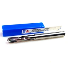 OSG 11/32" Solid Carbide Stub Drill 3XD Coolant Thru 650034211 ADO-3D 0.344"