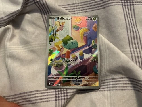 New ListingBulbasaur 143/142 illustration rare Scarlet & Violet: Stellar Crown