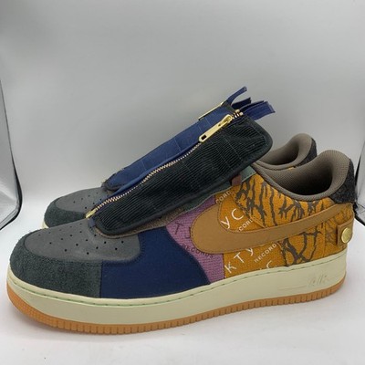 Nike x Travis Scott Air Force 1 Low Shoes Mens Size 16 Cactus Jack Sneakers
