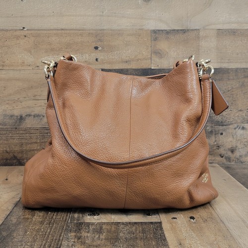 Coach F35723 Phoebe Madison Hobo Shoulder Bag Pebbled Leather Saddle Brown - Bild 2 von 24