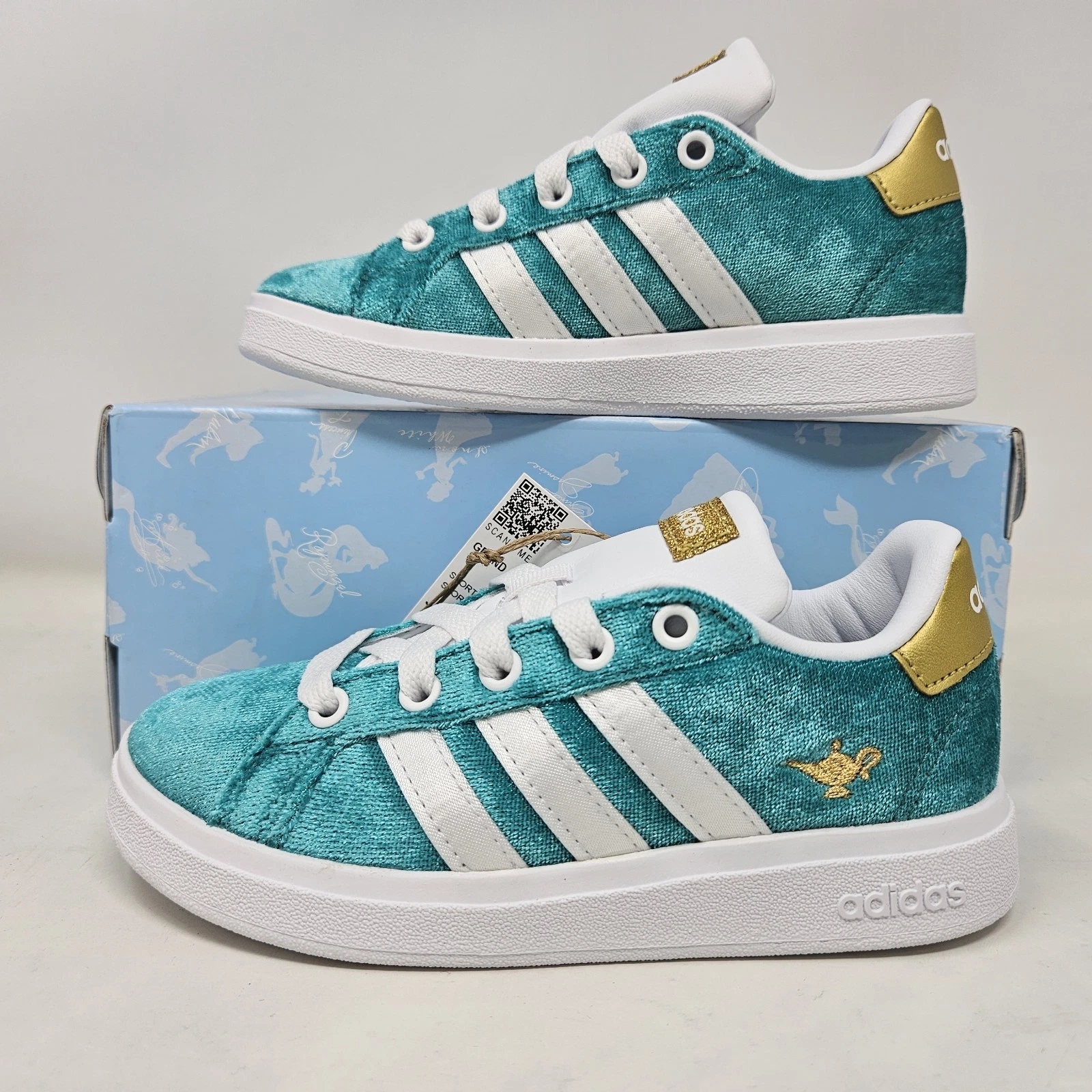 Adidas Disney Princess Jasmine Grand Court 2.0 Shoes / JQ6684 / Toddler Size 11K
