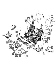 Genuine Mopar Recliner Handle Right 1XZ86DX9AA