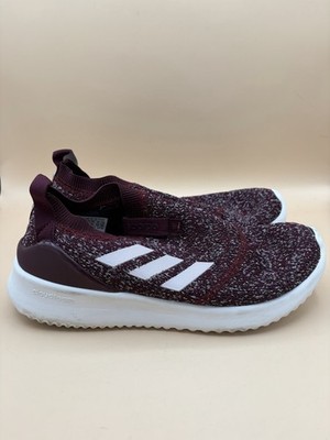 Adidas Women s Shoes Size 7.5 Maroon Running Athletic Sneakers Cloudfoam